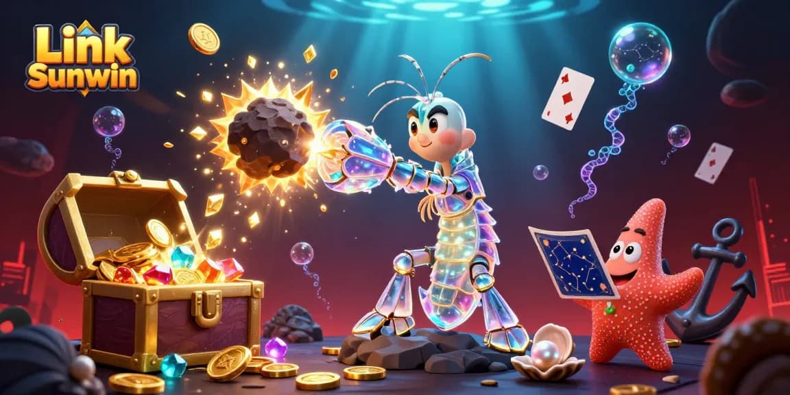 Enhance your gameplay at Link Sunwin with vibrant gaming elements and immersive illustrations.