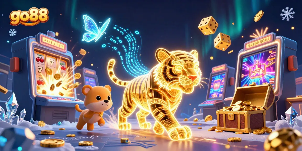 Experience thrilling wins at go88 as the golden tiger roams a vibrant digital casino.