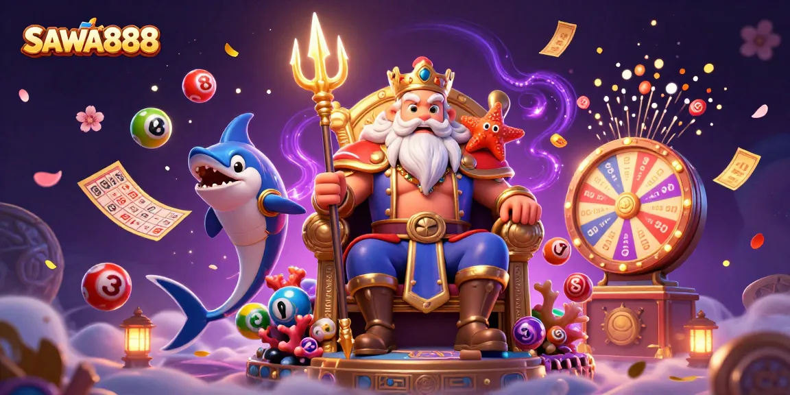 Experience thrilling gameplay with SAWA888 as Neptune presides over dynamic prizes and lottery fun.