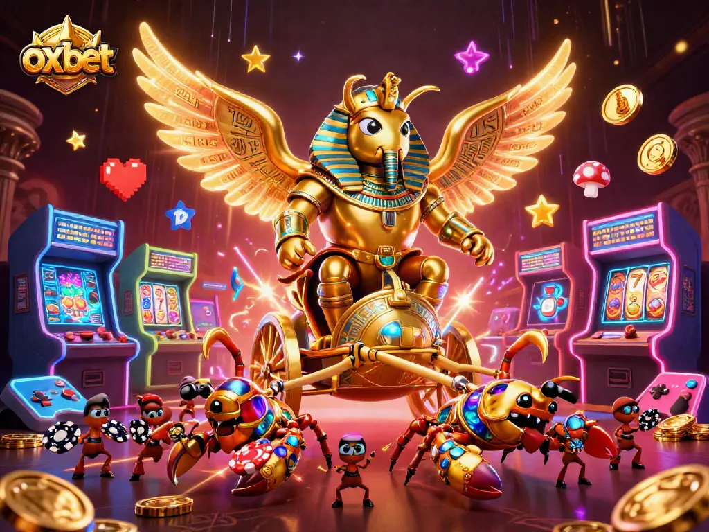 Experience exciting gameplay at oxbet with vibrant casino themes and detailed characters.