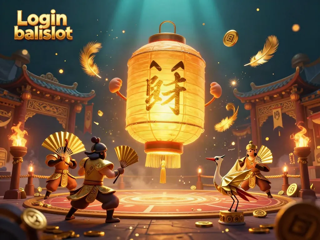Engage with the thrilling Login balislot scene featuring vibrant casino elements and glowing characters.
