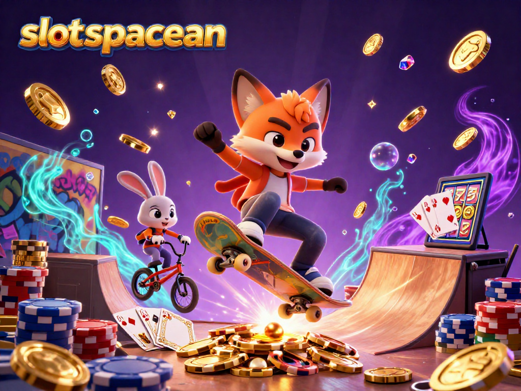Experience rich gaming with slot spaceman in a vibrant, action-packed casino scene.